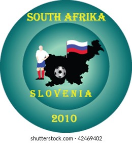 world cup SLO silhouett - vector