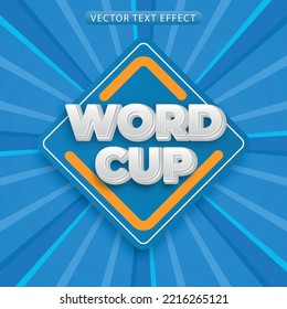  world cup text effect eps file