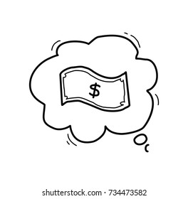 world currencies doodle