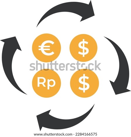 World currency exchange Convers Icon