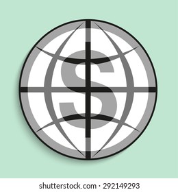 World currency. Vector illustration.