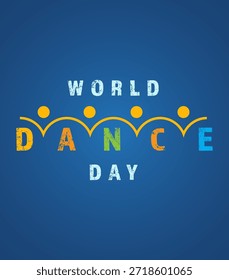 World Dance Day. Vector Illustration.