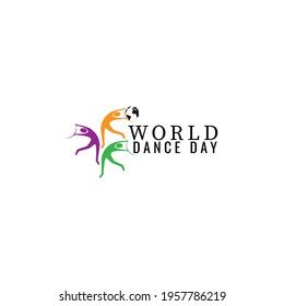 world dance day web banner design. illustration vector