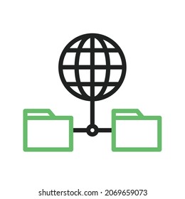 World Data icon vector image. Can also be used for Physical Fitness. Suitable for mobile apps, web apps and print media.