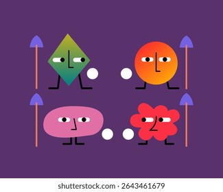 World Day Against Child Labor. Concept With Child abstract characters. Flat vector illustration design.