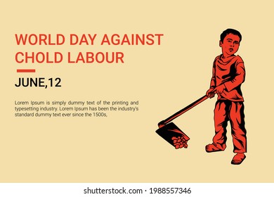 world day against child labour poster