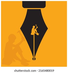 World day against child labour. design concept artwork