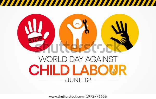 World Day Against Child Labour Wdacl Stock Vector Royalty Free