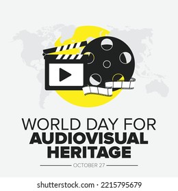 World Day for Audiovisual Heritage 01 Design social media post