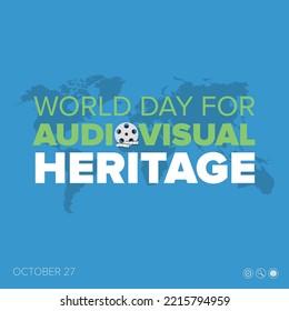 World Day for Audiovisual Heritage 04 social media post design