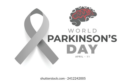 World Parkinson’s Day. background, banner, card, poster, template. Vector illustration.
