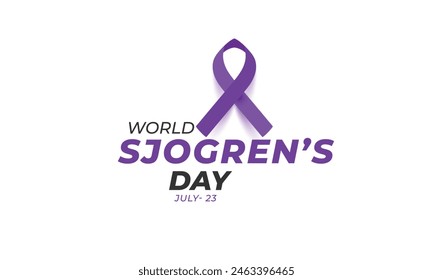 World Sjogren’s Day. background, banner, card, poster, template. Vector illustration.