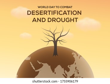 world day to combat desertification and drought poster, on 17 june