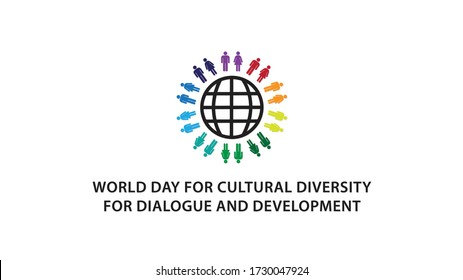 World Day For Cultural Diversity For Dialogue And Development. Vector Illustration