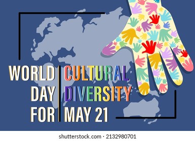 world day for cultural diversity poster