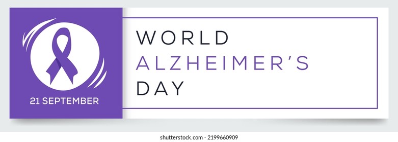 World Alzheimer’s Day, held on 21 September.