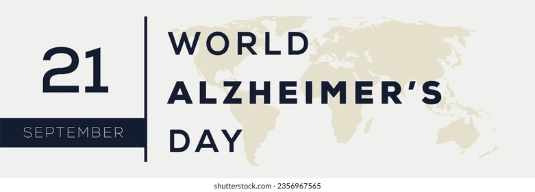 World Alzheimer’s Day, held on 21 September.