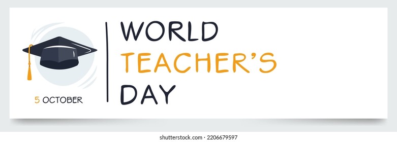 Día Mundial del Profesor, celebrado el 5 de octubre.