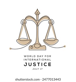 Día Mundial de la Justicia Internacional, 17 de julio.