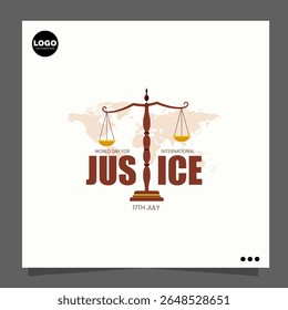 O Dia Mundial da Justiça Internacional, comemorado em 17 de julho, promove a justiça criminal internacional.