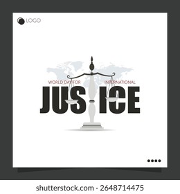O Dia Mundial da Justiça Internacional, comemorado em 17 de julho, promove a justiça criminal internacional.