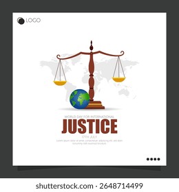 O Dia Mundial da Justiça Internacional, comemorado em 17 de julho, promove a justiça criminal internacional.