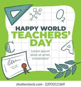 World Teacher’s Day Poster Design