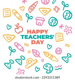 World Teacher’s Day Poster Design