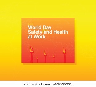 World day for safety and health at work. Awareness for safety and health. Observed on April 28