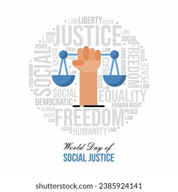 World day of social justice design