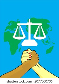 world day of social justice poster,background,sticker,campaign,aattention,