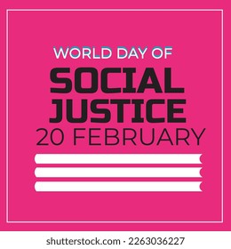 world day of social media justice social media template