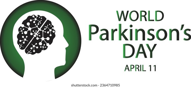 World Parkinson’s Day vector art illustration