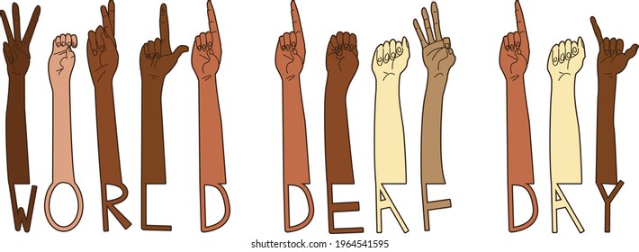 World Deaf Day American Sign Language Design ASL Pride