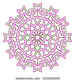 World decorative mandala flower ornament. pattern. vector. Tribal Ethnic Arabic, Indian, motif. for fashion design, wallpaper, invitation