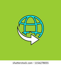 World delivery icon