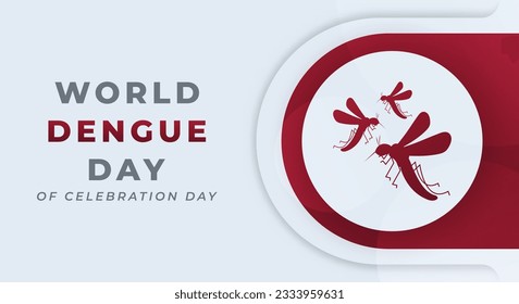 World Dengue Day Celebration Vector Design Illustration for Background, Poster, Banner, Advertising, Greeting Card