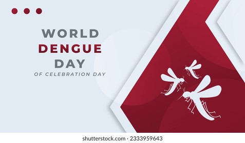 World Dengue Day Celebration Vector Design Illustration for Background, Poster, Banner, Advertising, Greeting Card