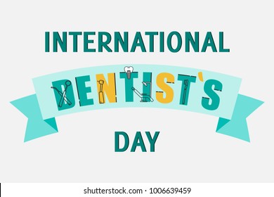 World Dentist Day Campaign Vector Illustration. Great for greeting card, poster and banner