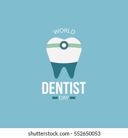 World Dentist Day Campaign Vector Illustration. Great for greeting card, poster and banner