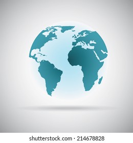 World design over  gray  background vector illustration