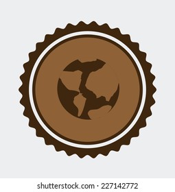 World design over white background, vector illustration