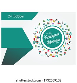 Ilustración del Día Mundial del Desarrollo, 24 de octubre. Antecedentes del Día Mundial de la Información sobre el Desarrollo.