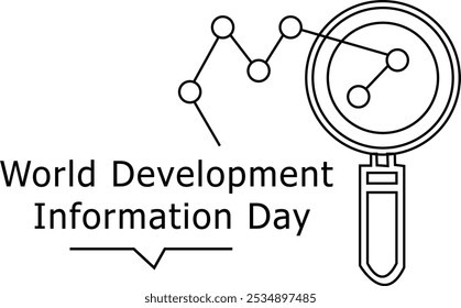 Dia Mundial das Informações sobre Desenvolvimento - arquivo eps
