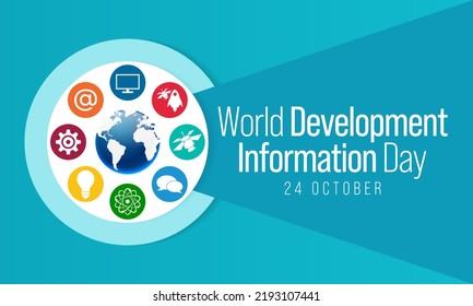 World Development Information day is observed every year on October 24, to draw the attention of the world to development problems and the need to strengthen international cooperation to solve them