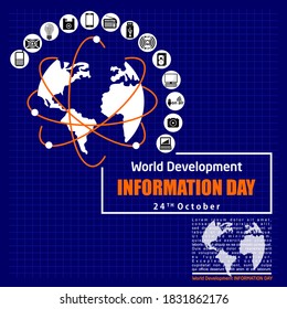 World Development Information Day, Poster and banner