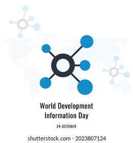 World Development Information Day, Vector illustration design.
