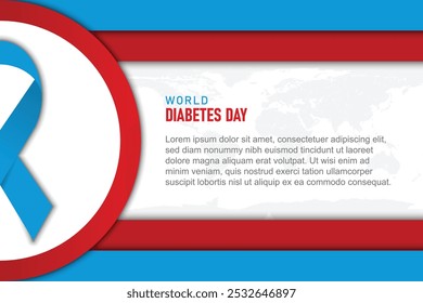 World Diabetes Day background. Vector illustration.