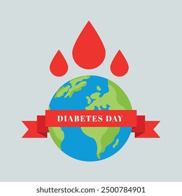 world diabetes day banner background vector eps 10