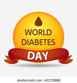 World diabetes day concept. Vector illustration